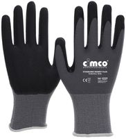 Arbeitshandschuhe CIMCO Standard Skinny Flex Grösse 8/M schwarz/grau