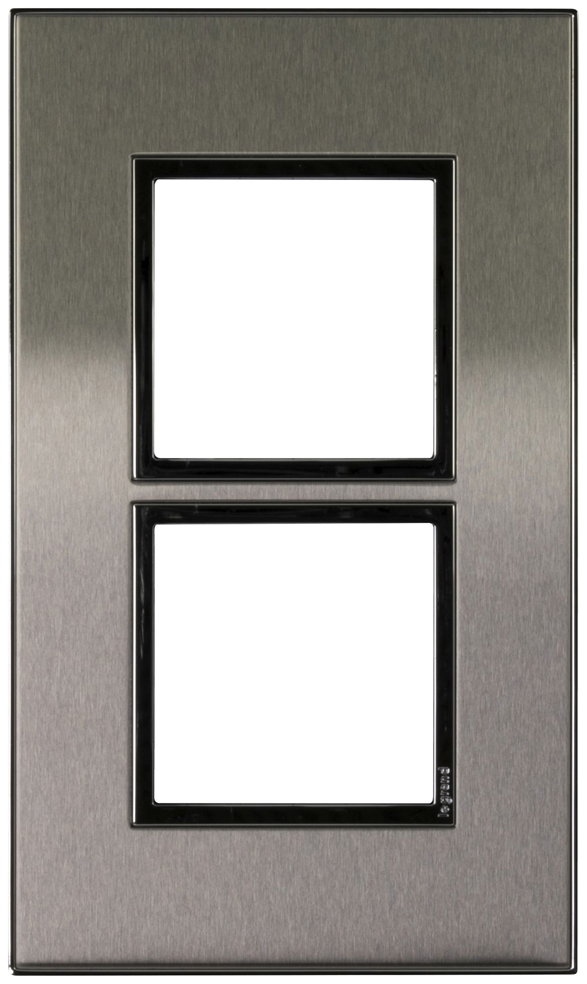 Abdeckrahmen ATO 2×1 Modul Edelstahl