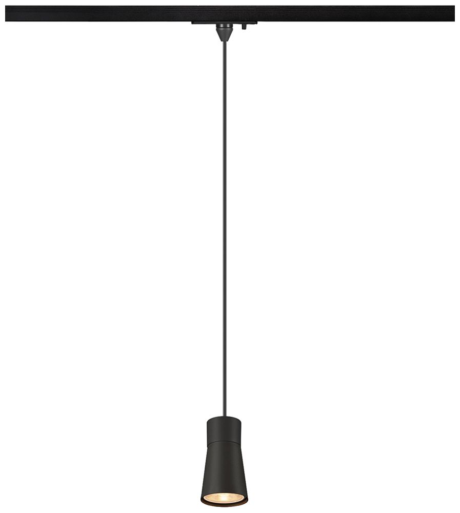 Pendelleuchte SLV PURI 2.0 Cone AD1PH GU10 1×6W DIM Ø55mm schwarz
