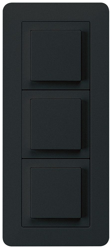 UP-Kombination kallysto.trend Gr.I-I-I vertikal 3×Schalter S3 schwarz