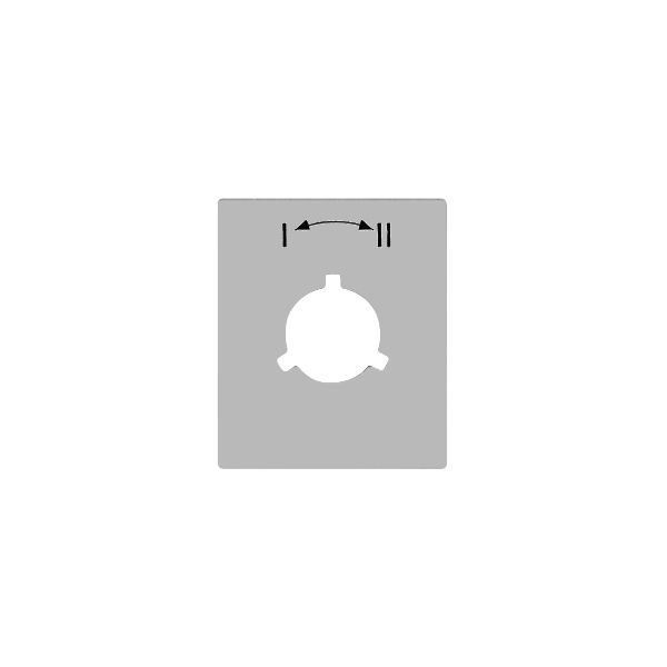 Disque indicateur FLF I<->II pour contact pivotant FH