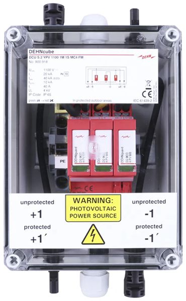 Generatoranschlusskasten DEHN/elvatec SE DCU S 2 YPV 1100 1M 1S