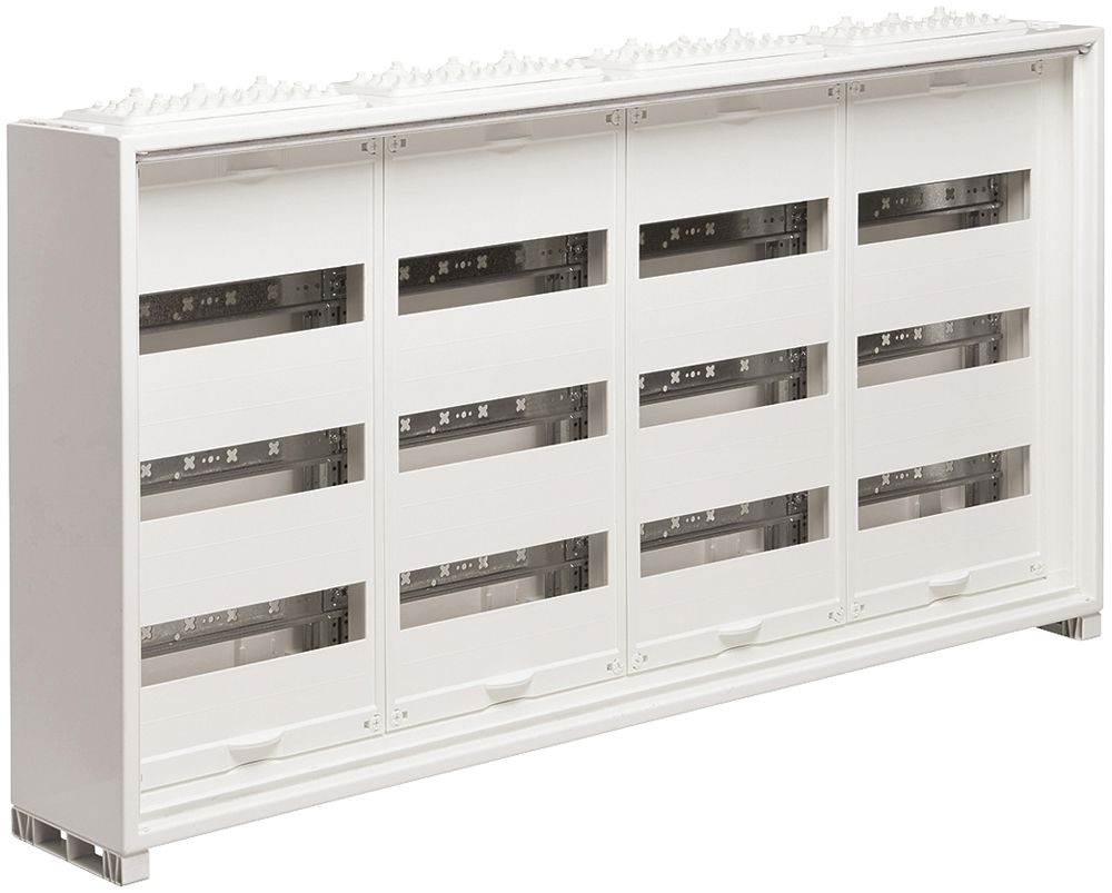 Distributeur AP Hager univers 3 rangées 144UM IP30 1050×500×160mm