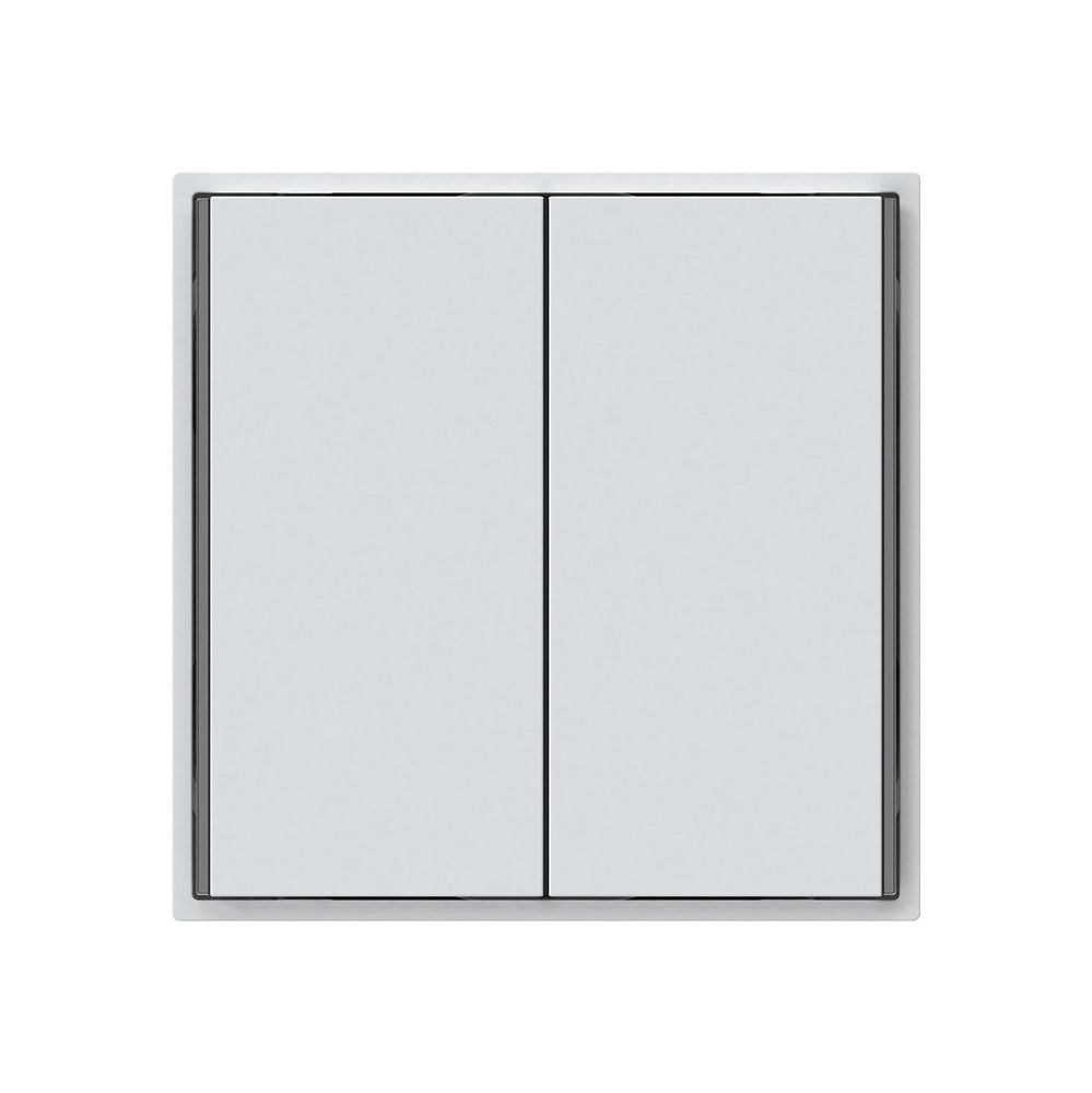 Poussoir KNX KAL 2×touches 4×points actionnables LED blanc