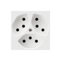 UP-Steckdose kallysto 3×T13 weiss mit Kinderschutz