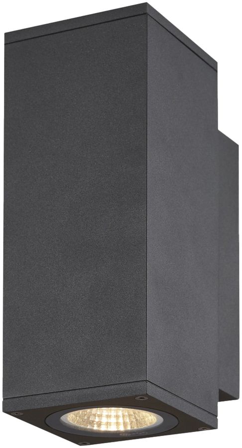 LED-Wandleuchte SLV ENOLA SQUARE UP/DOWN S 7W 640lm 3000/4000K IP65 anthrazit