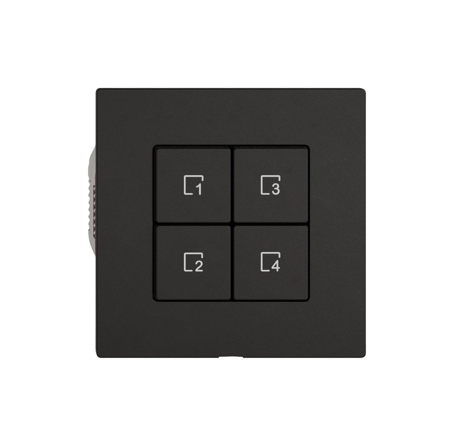 Pulsante scene EDIZIO.liv Wiser SNAPFIX® 4 scene 4 tasti WLAN ne