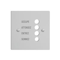 Frontplatte EDIZIOdue hellgrau, französisch