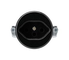 Einsatz zu UP-Steckdose basico Typ 13 schwarz ohne Kinderschutz