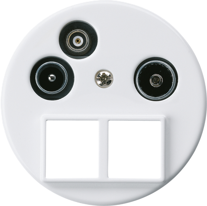 Antennendose TV-R-Daten basico HMS A 2GHz 4dB weiss