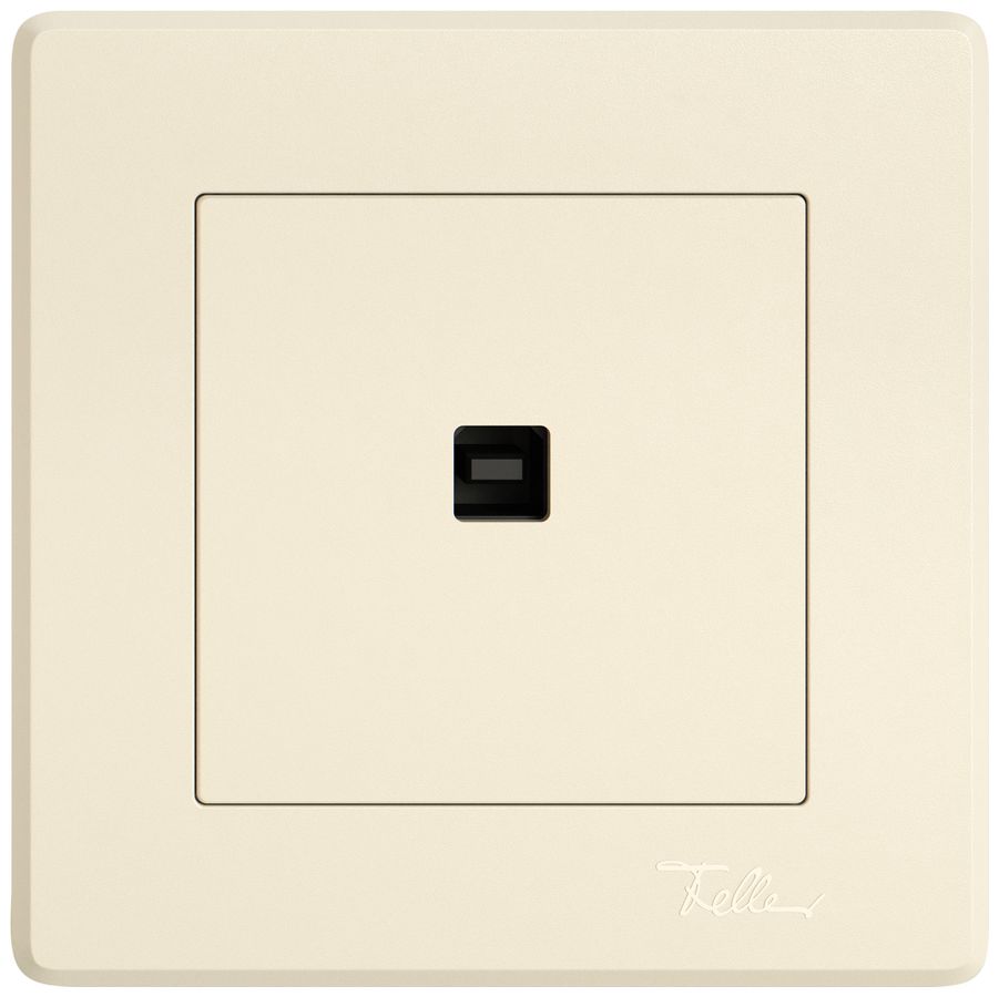 Interface de données USB KNX ENC EDIZIO.liv SNAPFIX® prise USB type B cr