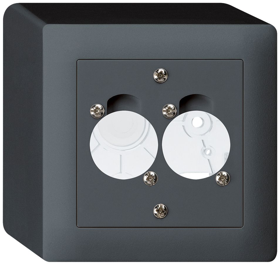 Kit de montage AP pour 2 XLR kallysto anthracite