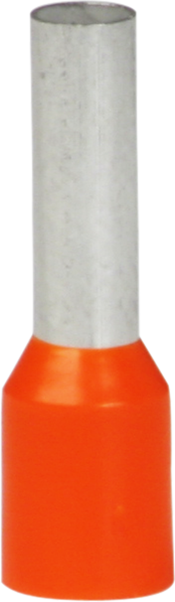 Embout de câble type B isolé 4mm²/18mm orange