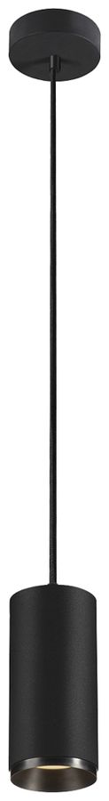 LED-Pendelleuchte SLV NUMINOS M PHASE 20W 1885lm 2700K 60° Ø85×185mm schwarz
