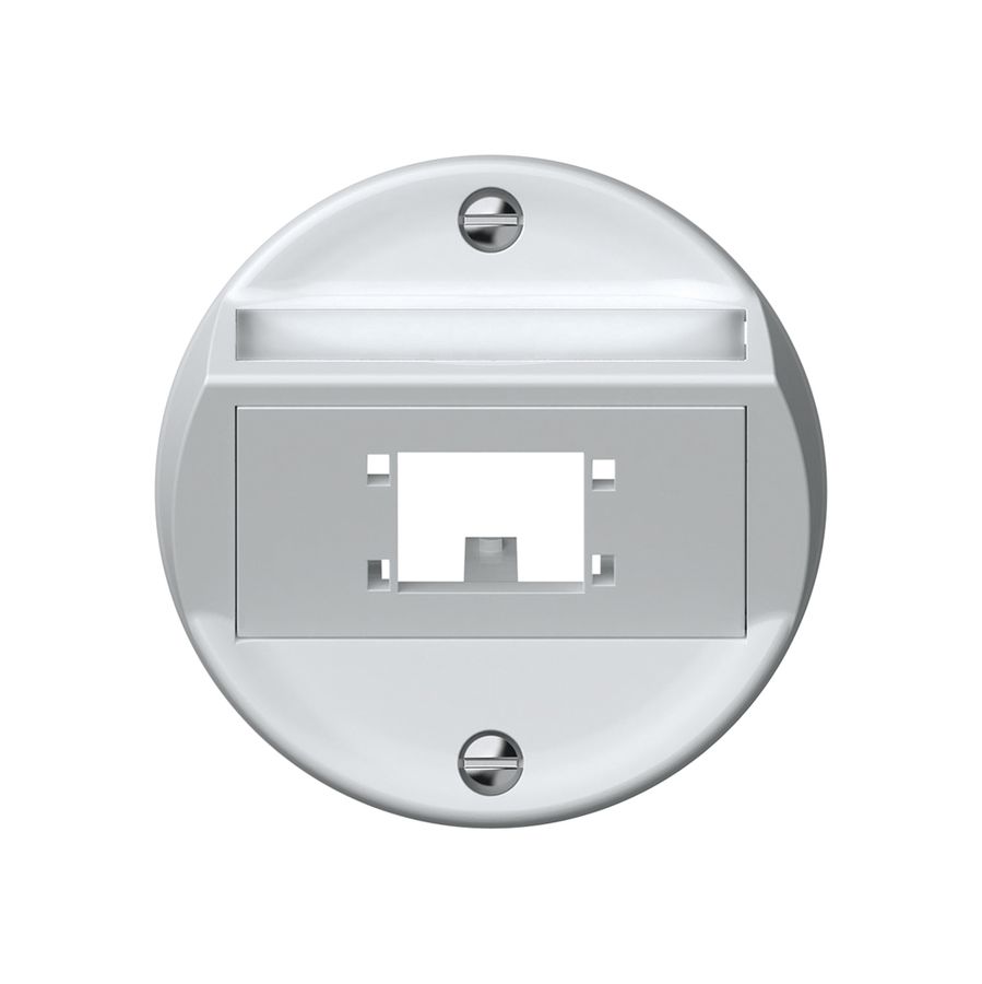 Frontset origin schräg 1×Multimediamodul weiss