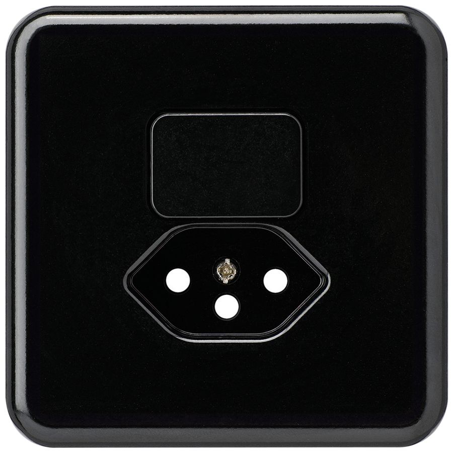 UP-Frontset basico 86×86mm schwarz für Kleinkombi S3/Typ 13 für BOMI