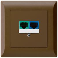 UP-Dose DSL kallysto.line 2×RJ45 braun