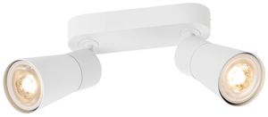 Spot SLV PURI 2.0 Cone CW GU10 2×6W DIM 150×42×138mm weiss