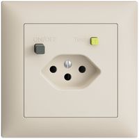 Prise ENC EDIZIOdue T13 FI 30mA FMI, crema
