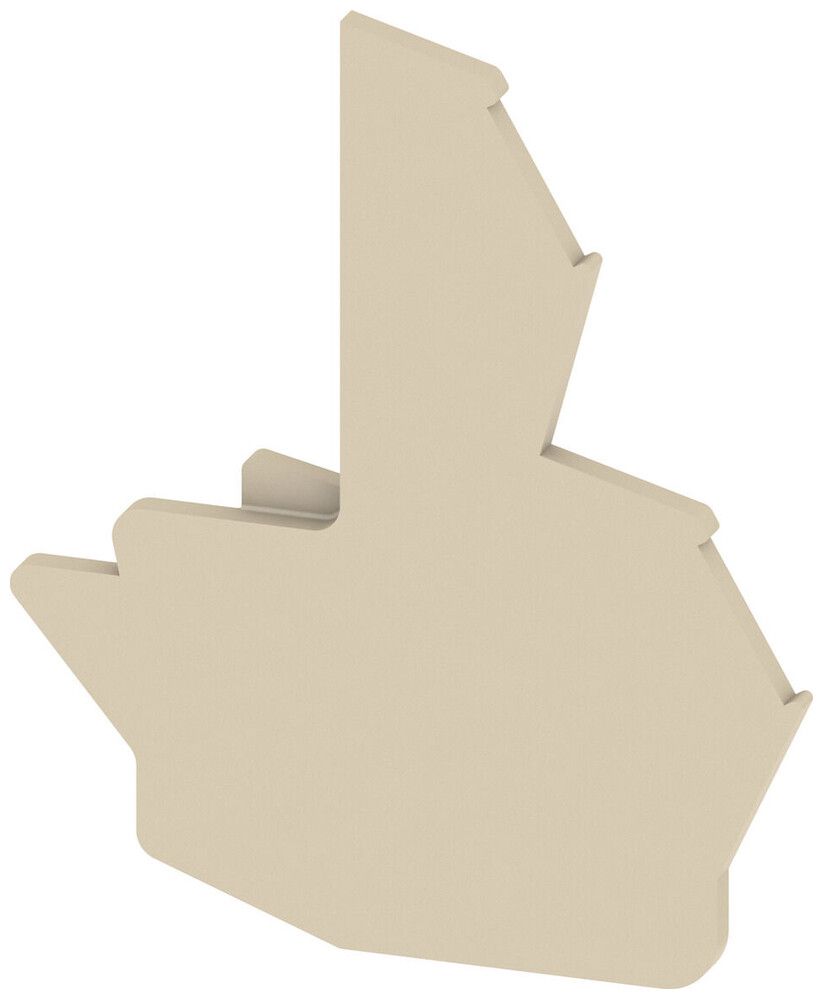 Parete d'estremità/intermedia Weidmüller TEAP DLD2.5 DB 28.77×33.97mm beige