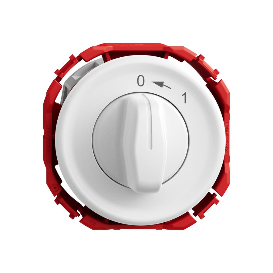 Contatto rotativo STANDARDdue SNAPFIX® 0<-1/2P con manopola girevole bi