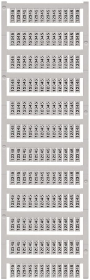 Marcatore di morsetto Weidmüller MultiCard WS 12×5mm stampa speciale PA66