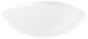 Anbauleuchte RZB FLAT BASIC HF E27 1×46W IP43 Ø370×118mm weiss