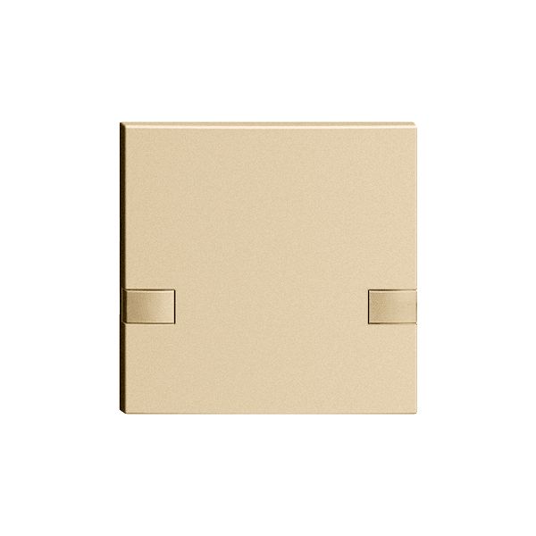 Touche 1/1 KNX/électron.s.LED EDIZIOdue 2× commande simple, sand