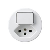 Einsatz zu UP-Kombination I basico 3+Typ 13 weiss