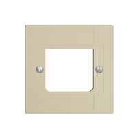 Frontplatte ITplus ADSL EDIZIOdue vanille, 3×RJ/1×T+T