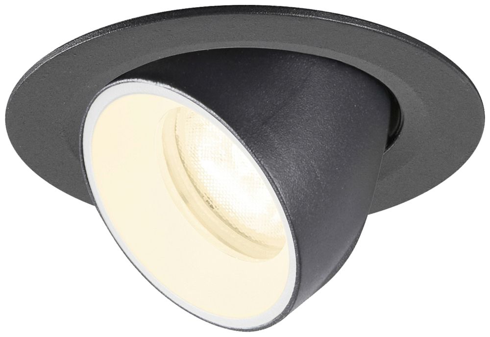 Downlight LED SLV NUMINOS GIMBLE XS 6.9W 1000lm 4000K WB DALI Ø80×57mm no/bc