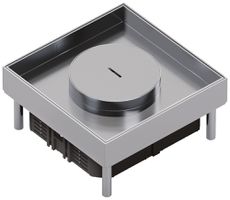 Schwerlastkassette Hager Q06 TM 6 42×200×200mm rostfreier Stahl