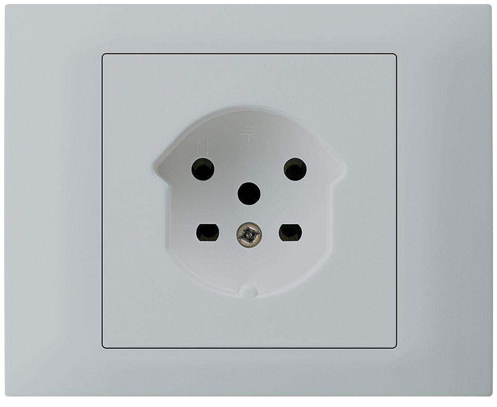 EB-Steckdose kallysto T15 hellgrau