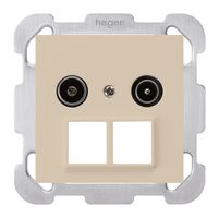 UP-Antennendose R/TV HMS kallysto B 23dB beige