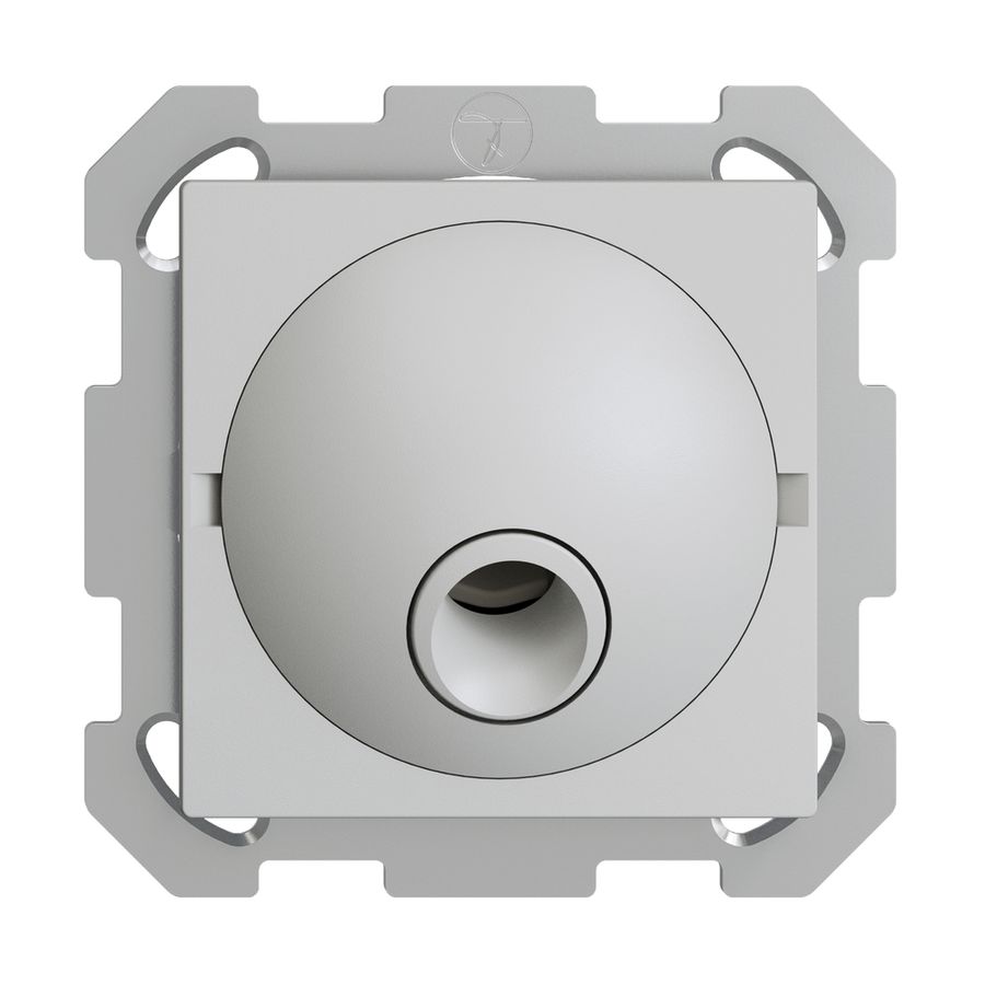UP-Anschlussdose EDIZIOdue hellgrau, ohne Klemmeneinsatz