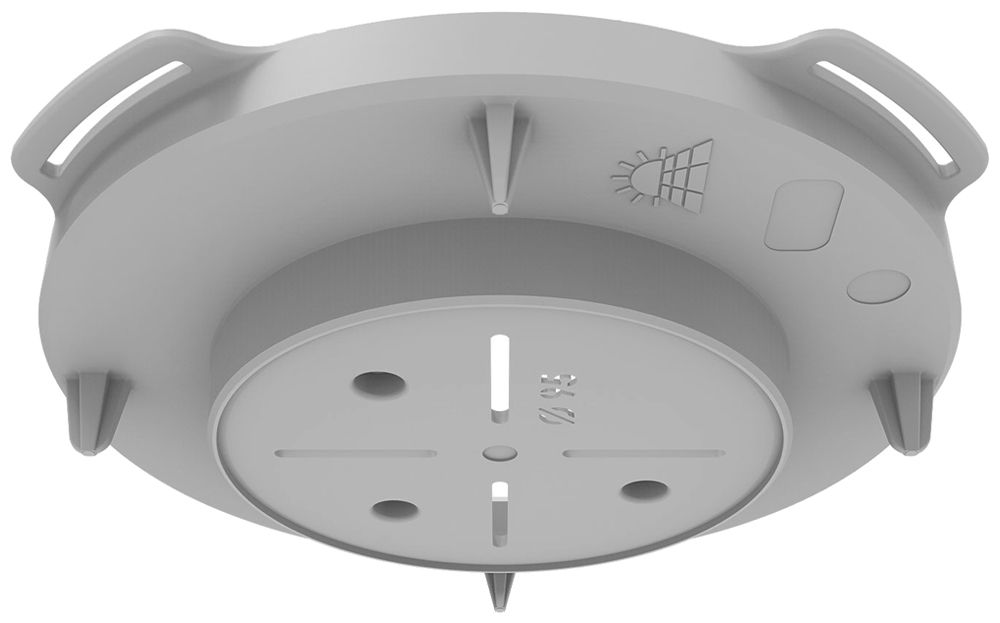 Élément frontal Spotbox Mini Flex Ø95mm pour béton coulé sur place gris