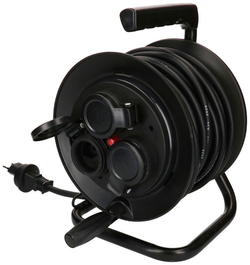 Kabelrolle MH REEL 3×T13 20m IP44 schwarz