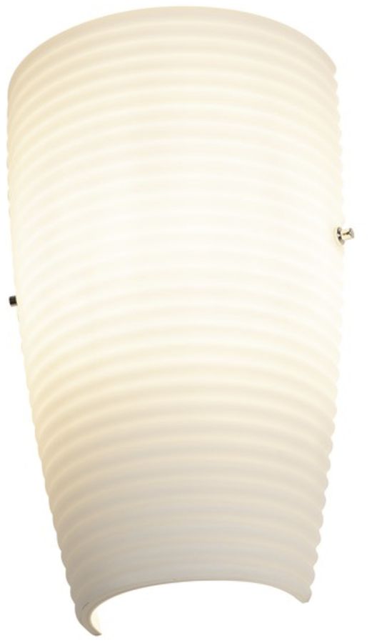 Wandleuchte SLV PURISA E27 40W 310×185×100mm weiss/Glas