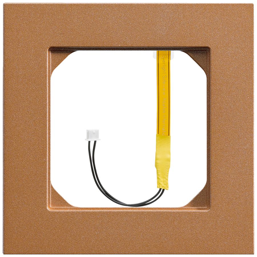 Abdeckrahmen kallysto.pro 1×1 canyon für Eckbeleuchtung grün