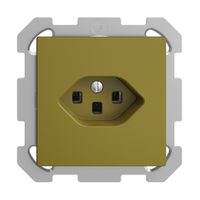 UP-Steckdose EDIZIOdue T23 16A olive, mit Steckklemmen