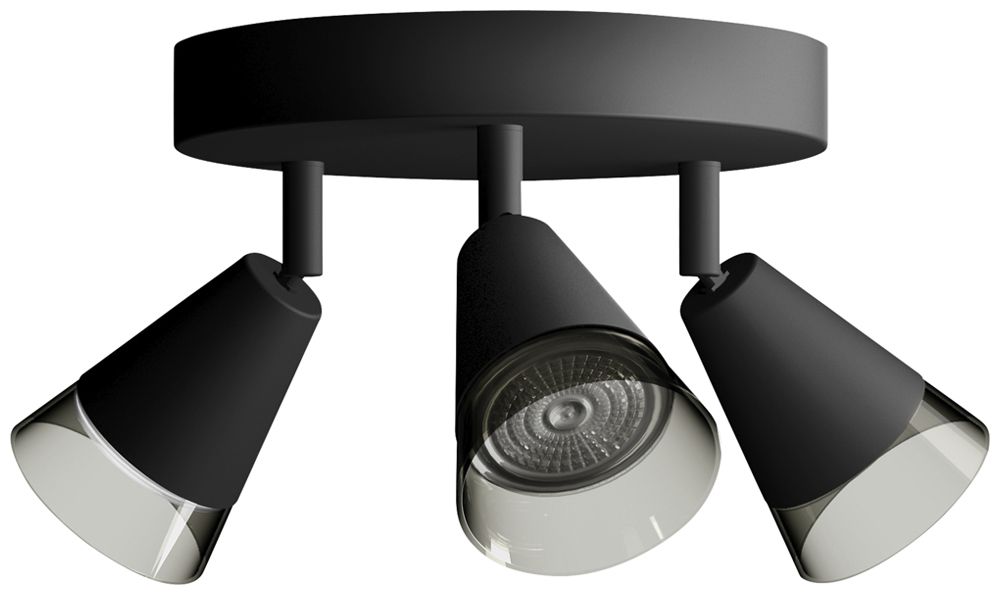 Spot Philips Cleft GU10 3×5W 235×196mm schwarz