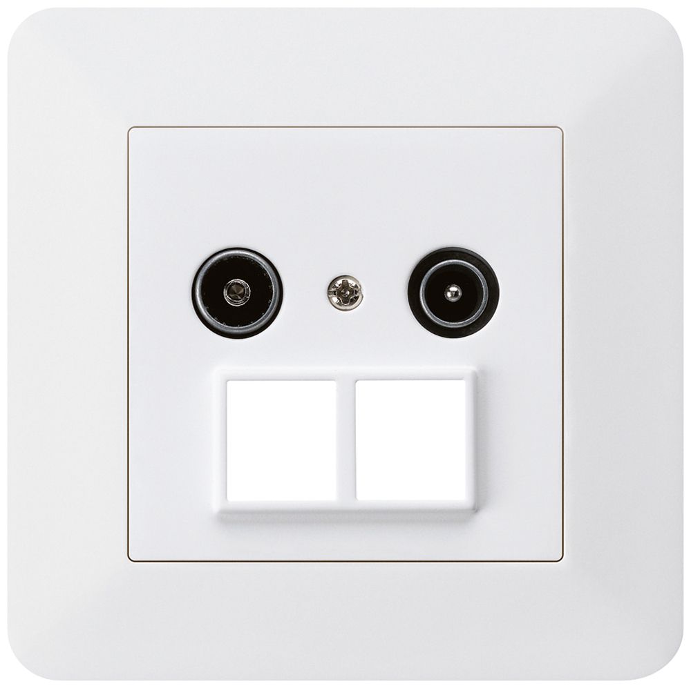 UP-Antennendose R/TV HMS kallysto.trend 14dB weiss