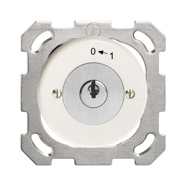 Contact pivotant ENC 0<-1/1P blanc, avec serrure de sûreté