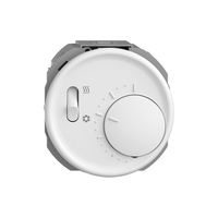 UP-Thermostat STANDARDdue, Schalter Heizen/Kühlen, Einbautiefe 33mm, Ø60mm weiss