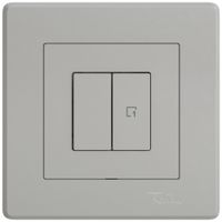 UP-Nebenstelle Schalter EDIZIO.liv Wiser SNAPFIX® 1 Szene 2 Tasten WLAN hgu