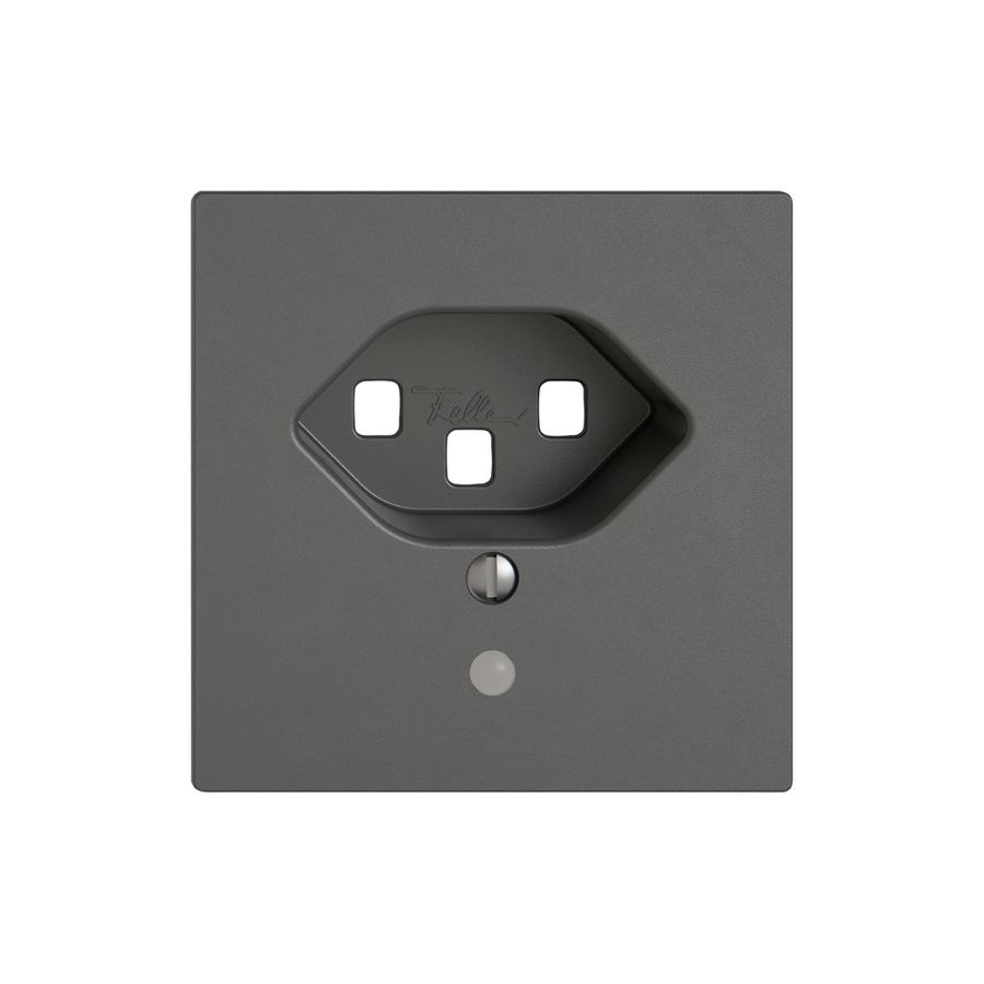 Montageset EDIZIO.liv SNAPFIX® für Steckdose T23 mit Frontlinse dgu