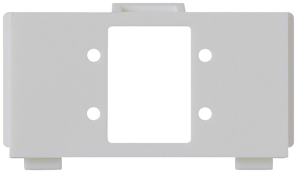 Modulo multimedia M3 FO vuoto per 2 E2000 compact kallysto grigio chiaro