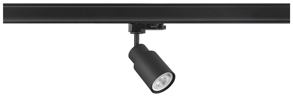 Spot SLV PURI 2.0 Tube GU10 1×6W REG AD3PH Ø55mm nero