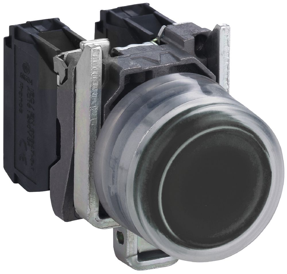 EB-Taster mit Schutzkappe Schneider Electric 1S schwarz