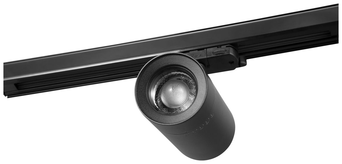 LED-Strahler Sylvania Lenzo Large 30W 2250lm 940 DIM 3PH 18°…50° Ø75 schwarz